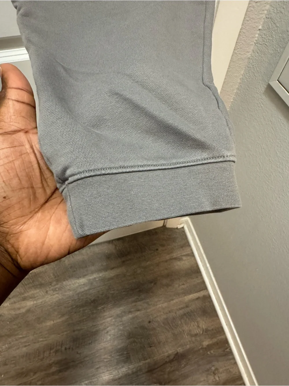 Nike NFL Dri-Fit New England Patriots Gray Performance Sweatpants - Picture 6 of 11